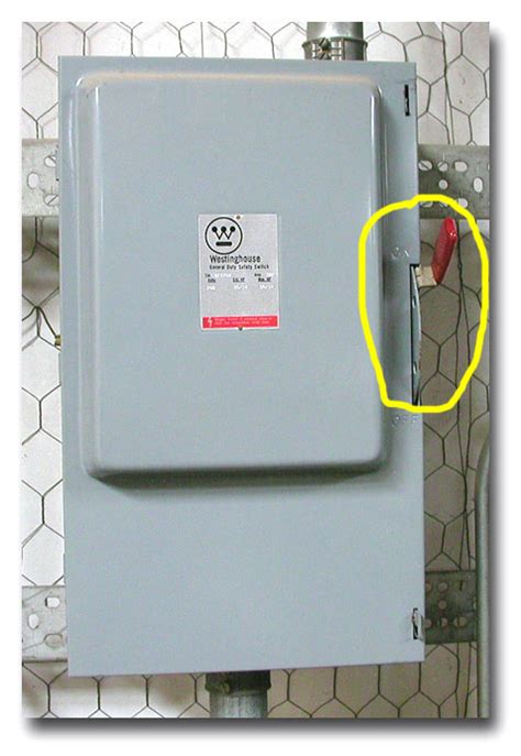 does the service electric box shut off|shut off service panel.